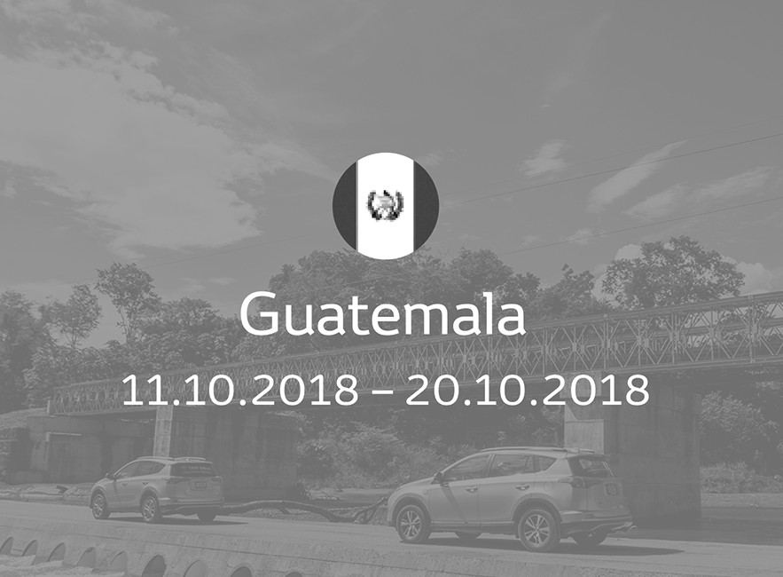 Guatemala 11.10.2018 – 20.10.2018
